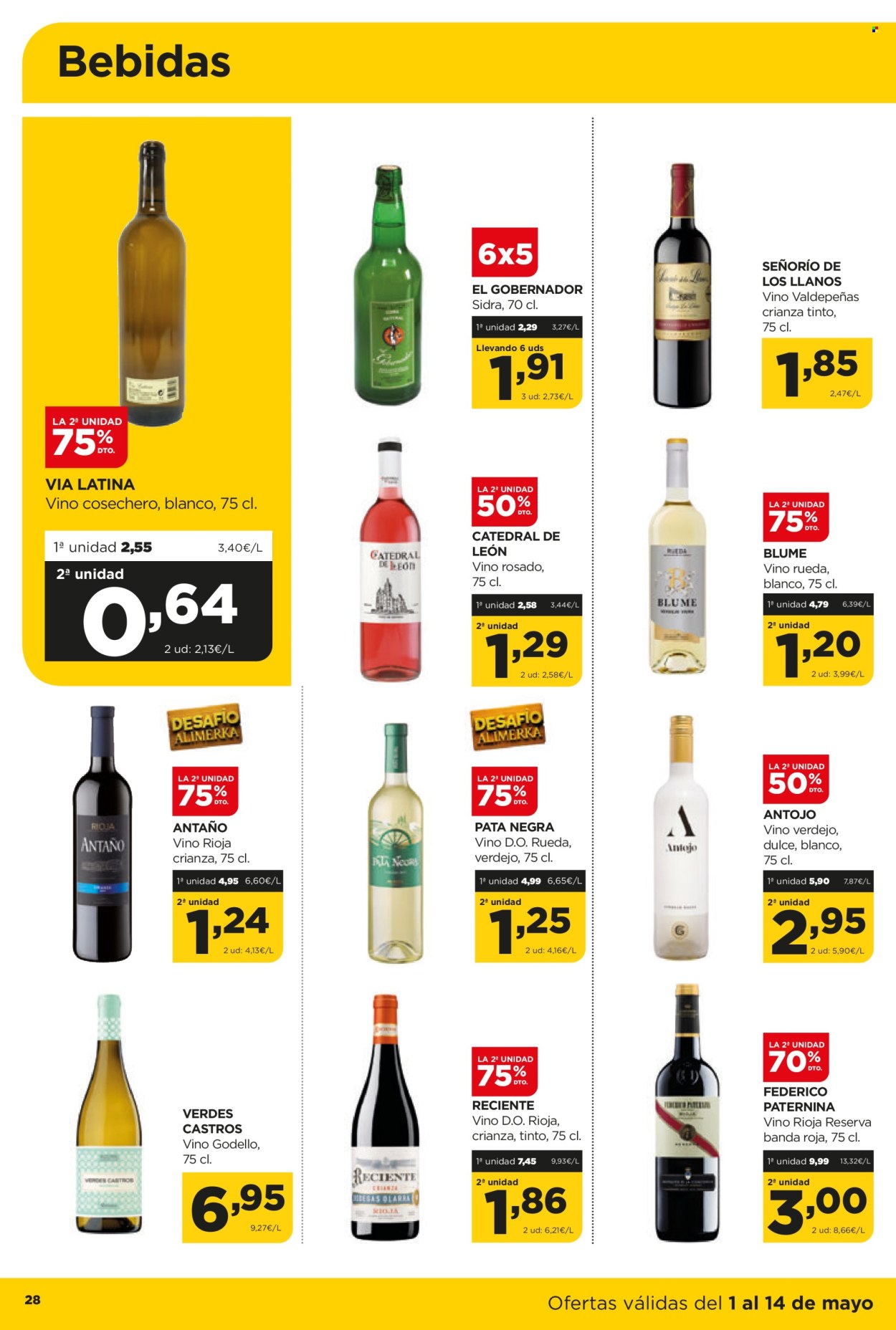 Folleto Alimerka - 01/05/25 - 14/05/25. Página 1