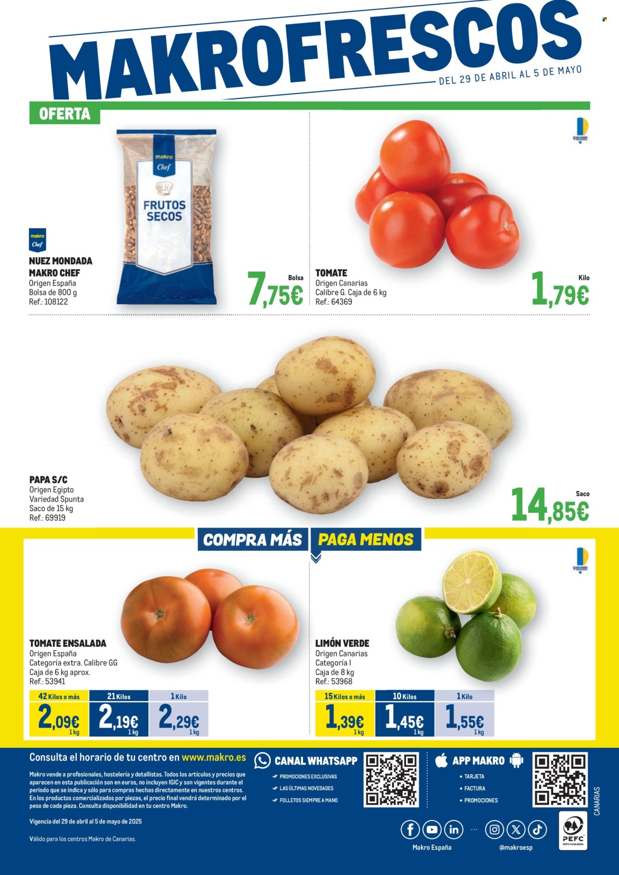 Folleto Makro - 29/04/25 - 05/05/25. Página 1