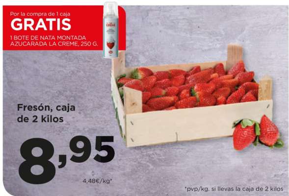 Fresón, caja de 2 kilos