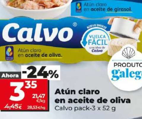 Atún claro en aceite de oliva