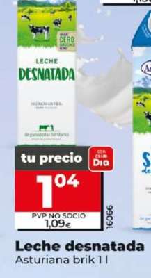Leche desnatada