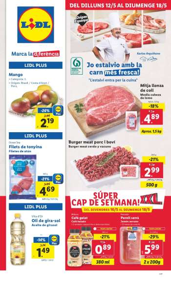 Folleto actual Lidl - 12/05/25 - 18/05/25.