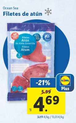 Filetes de atún