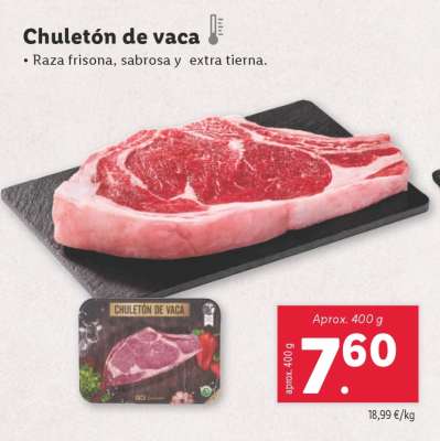 Chuletón de vaca