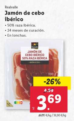 Jamón de cebo ibérico