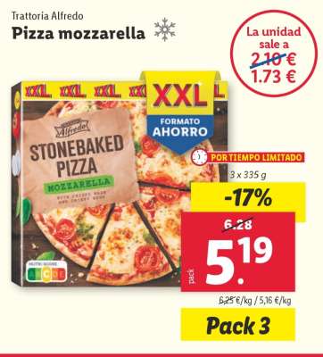 Pizza mozzarella