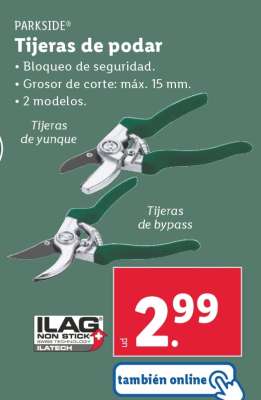 Tijeras de podar