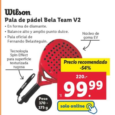 Pala de pádel Bela Team V2