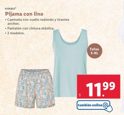 Pijama con lino
