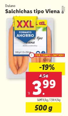 Salchichas tipo Viena