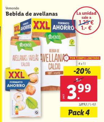 Vemondo Bebida de avellanas