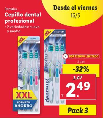 Cepillo dental profesional