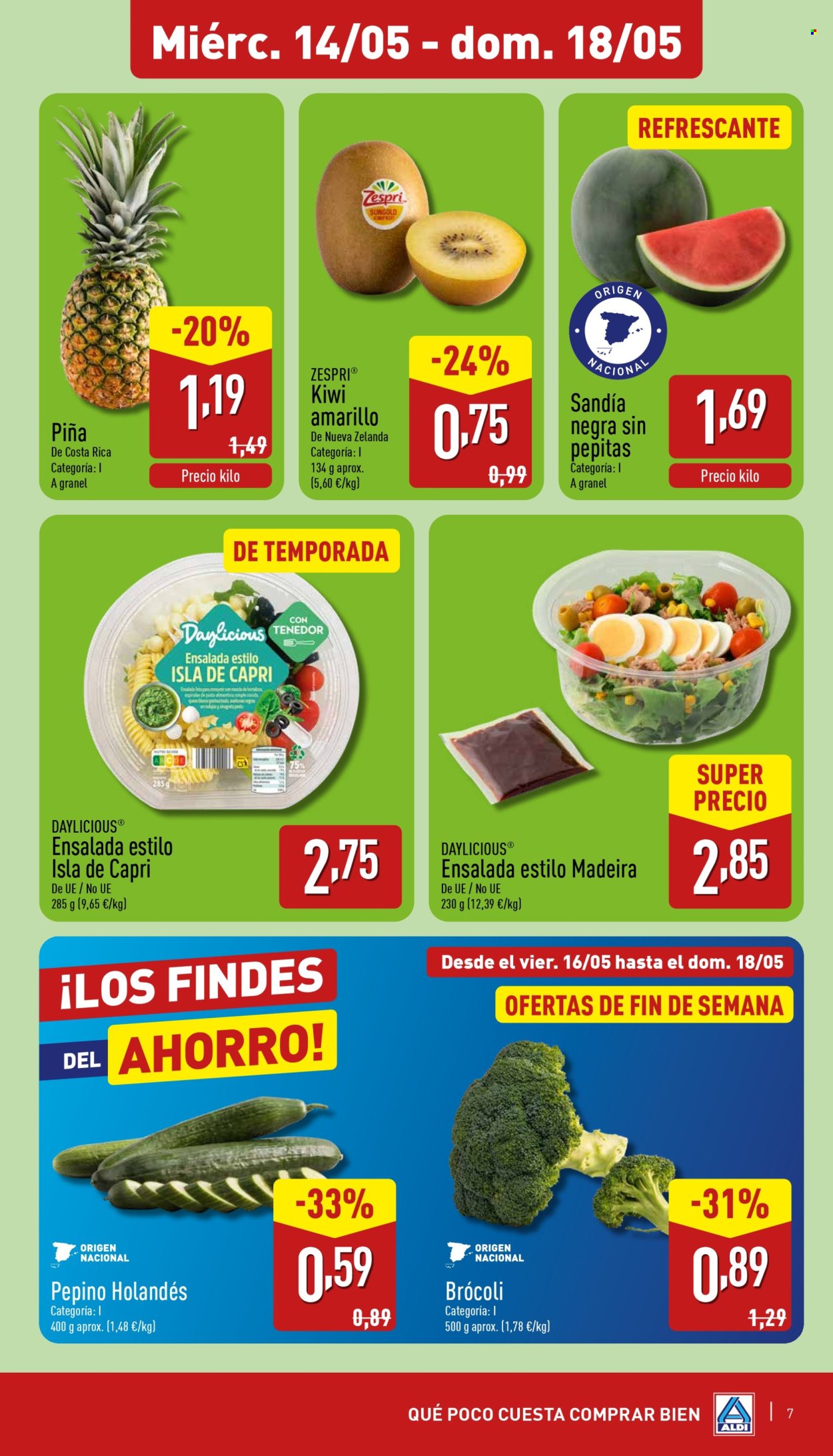 Folleto Aldi - 14/05/25 - 18/05/25. Página 1
