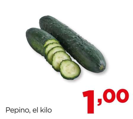 Pepino, el kilo