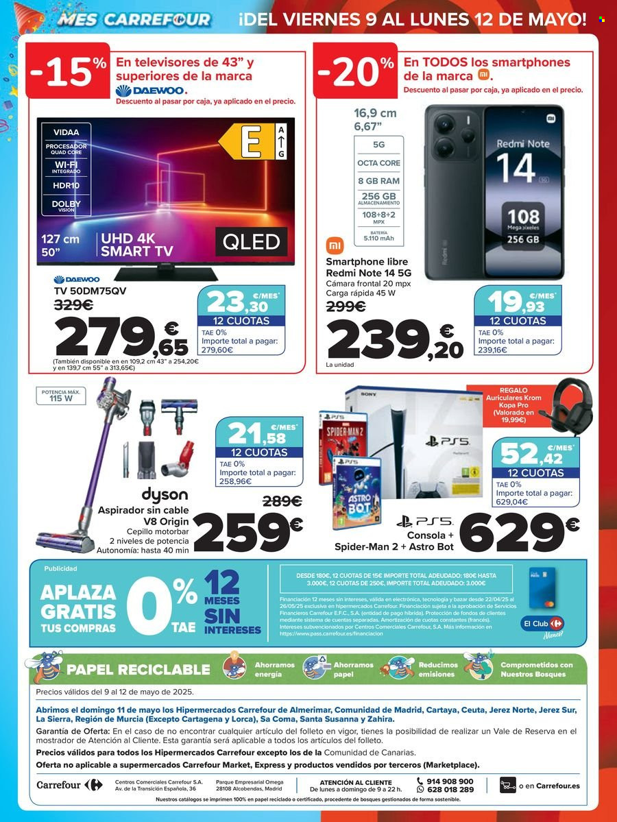 Folleto Carrefour - 09/05/25 - 12/05/25. Página 1
