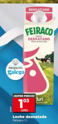Leche desnatada