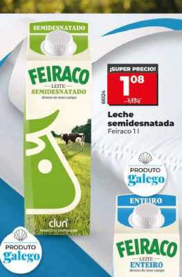 Leche semidesnatada