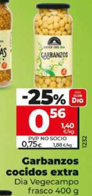 Garbanzos cocidos extra
