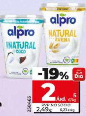 alpro NATURAL COCO / NATURAL AVENA