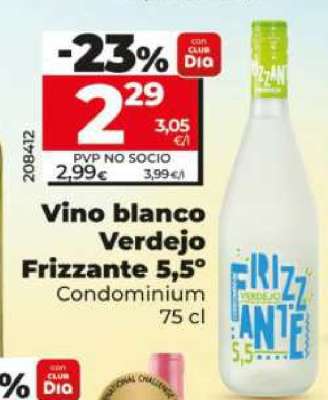 Vino blanco Verdejo Frizzante 5,5°