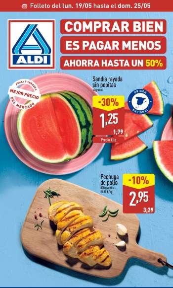 Folleto actual Aldi - 19/05/25 - 25/05/25.