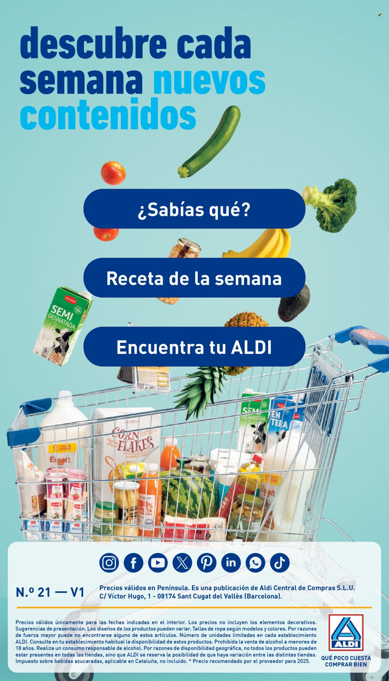 Folleto Aldi - 19/05/25 - 25/05/25. Página 1