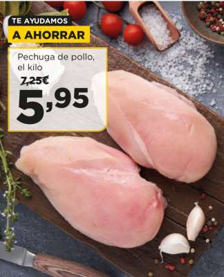 Pechuga de pollo, el kilo