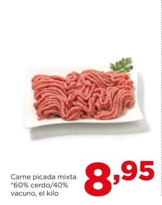 Carne picada mixta,