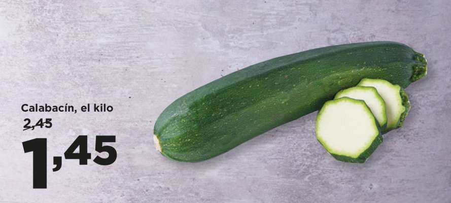 Calabacín, el kilo