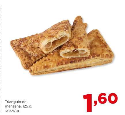 Triangulo de manzana, 125 g.