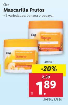 Mascarilla Frutos