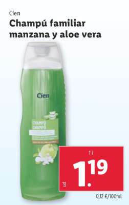 Champú familiar manzana y aloe vera