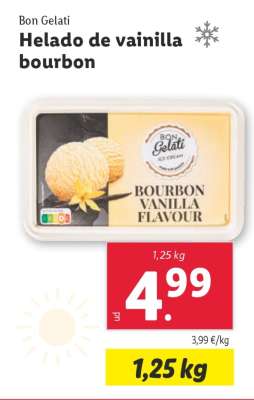Bon Gelati Helado de vainilla bourbon