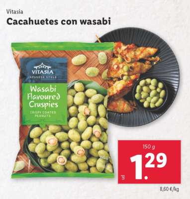 Vitasia Cacahuetes con wasabi