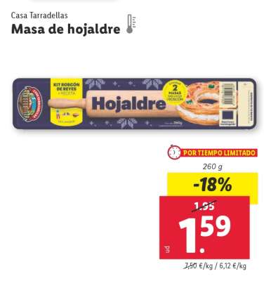 Masa de hojaldre