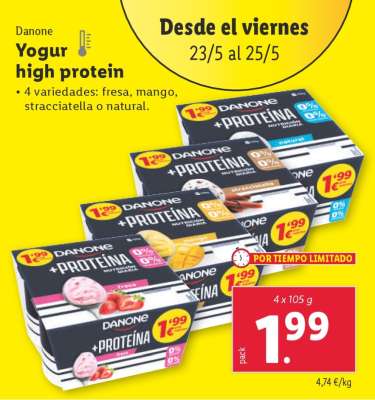 Danone Yogur high protein