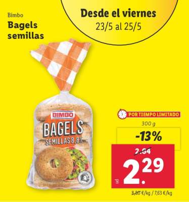 Bimbo Bagels semillas