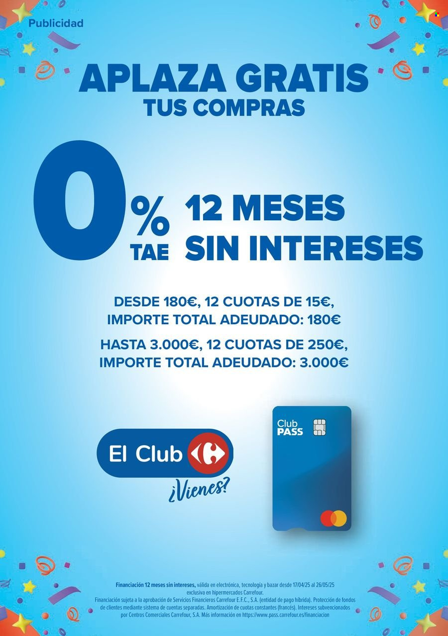 Folleto Carrefour - 13/05/25 - 26/05/25. Página 1