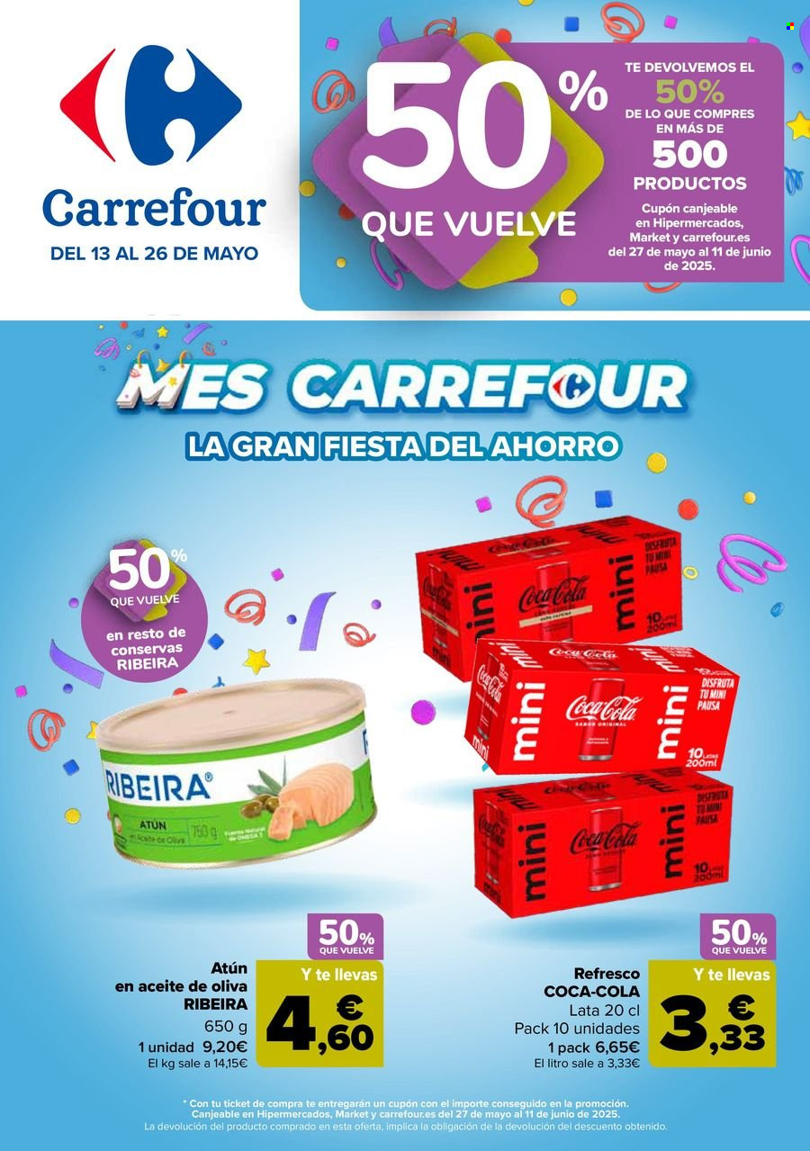 Folleto Carrefour - 13/05/25 - 26/05/25. Página 1